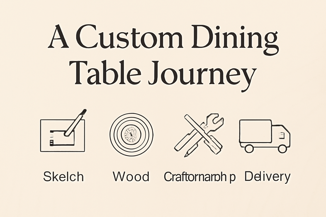 From Sketch to Sanctuary: The Journey of a Custom Indiannest Dining Table