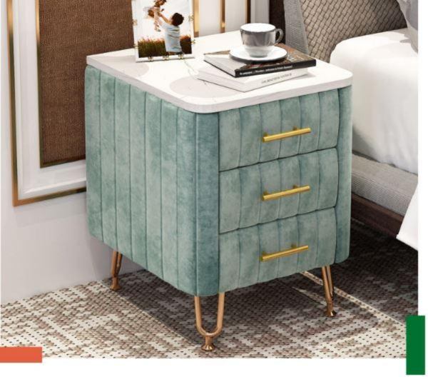 Lavish Bed Table in rich velvet