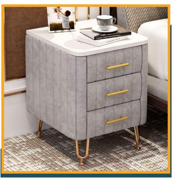 Lavish Bed Table in rich velvet
