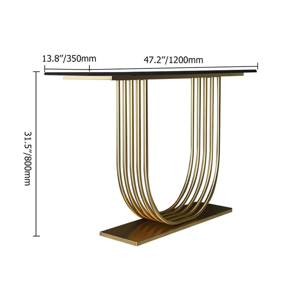 Black Kinetic Console Table