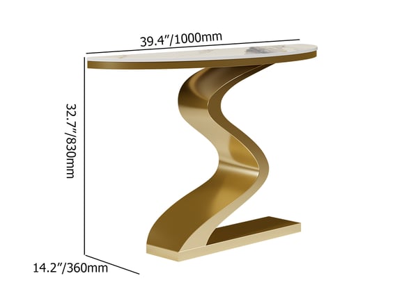 Live Edge Classic Console Table