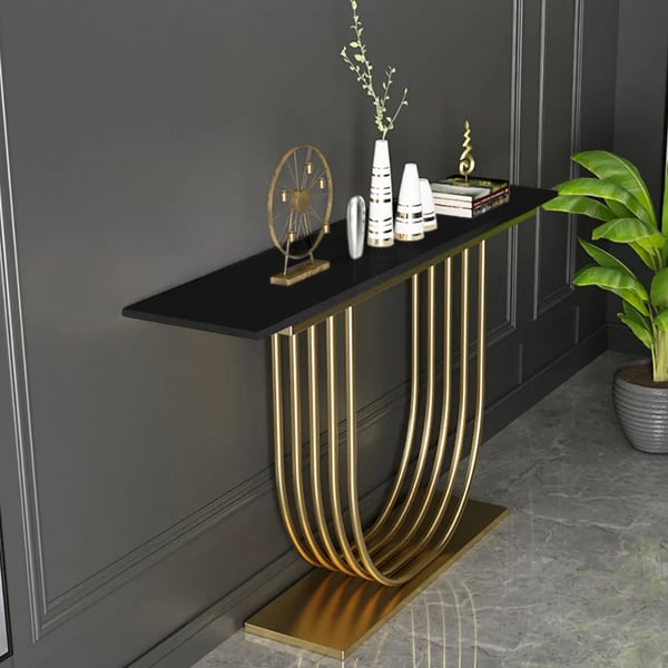 Black Kinetic Console Table