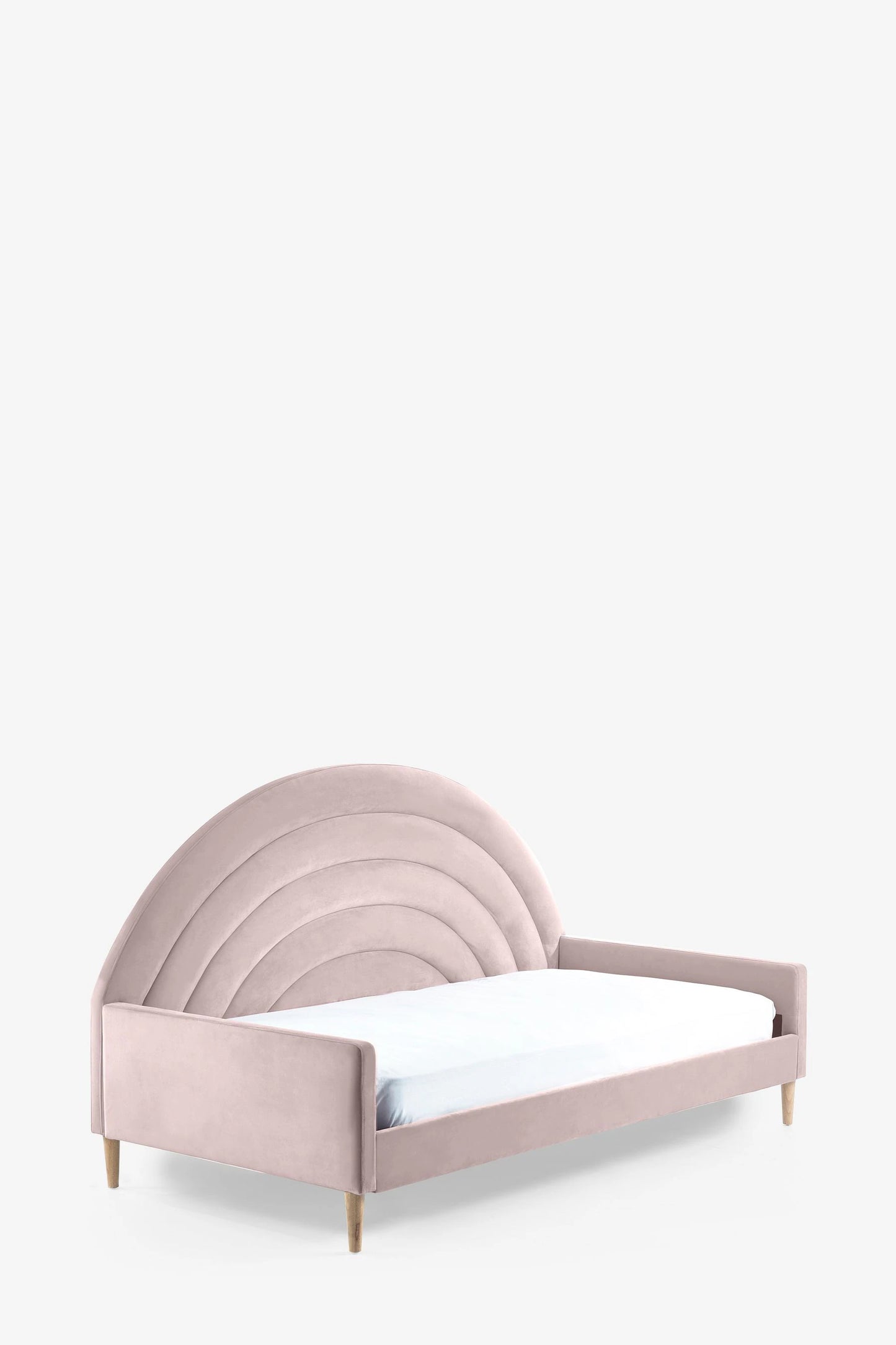 Pinkish Upholstered Kids Bed