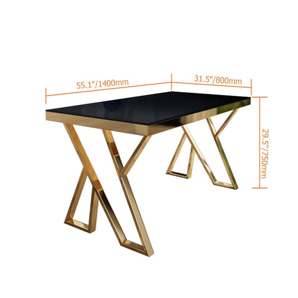 Vintage Black Dining Table