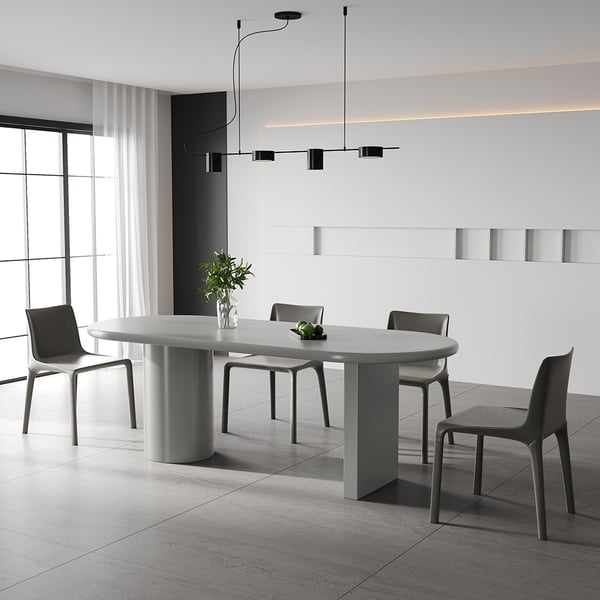 Smokey Green Dining Table