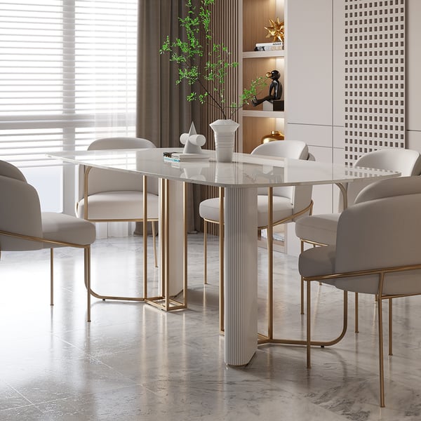 Mexican White Dining Table