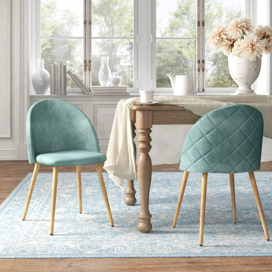 Pinewood Dining Chair With Wooden Leg