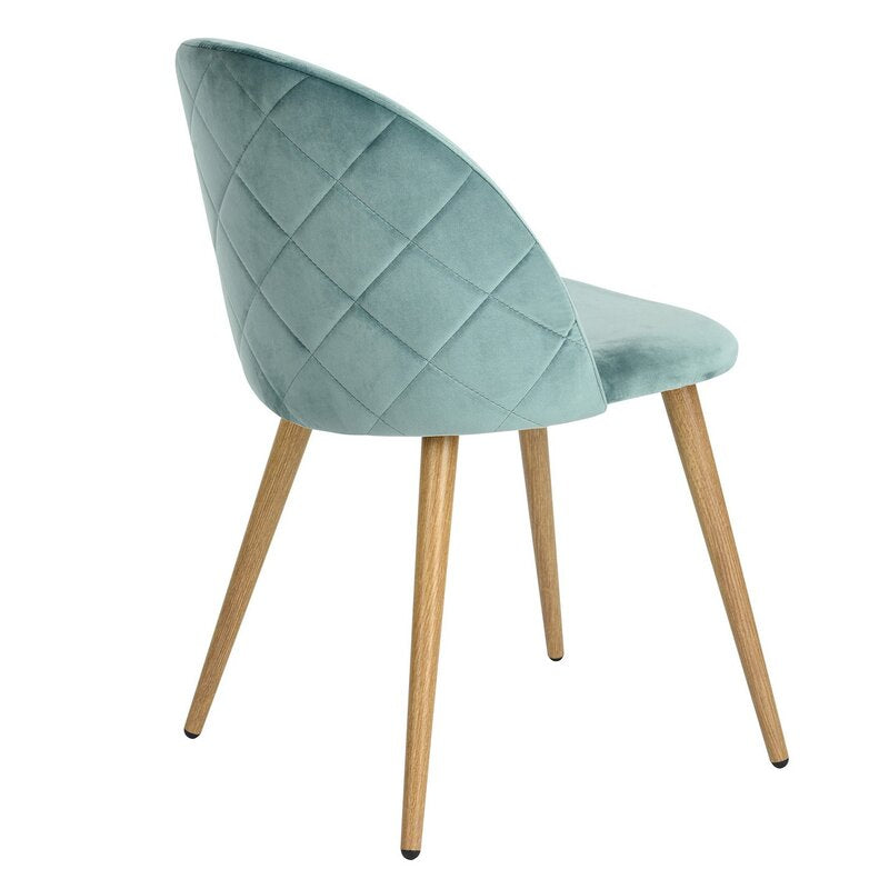 Pinewood Dining Chair With Wooden Leg
