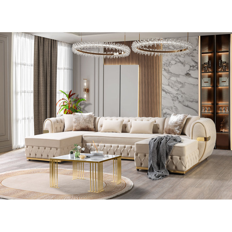 Roman Sectional Sofa With Comfort