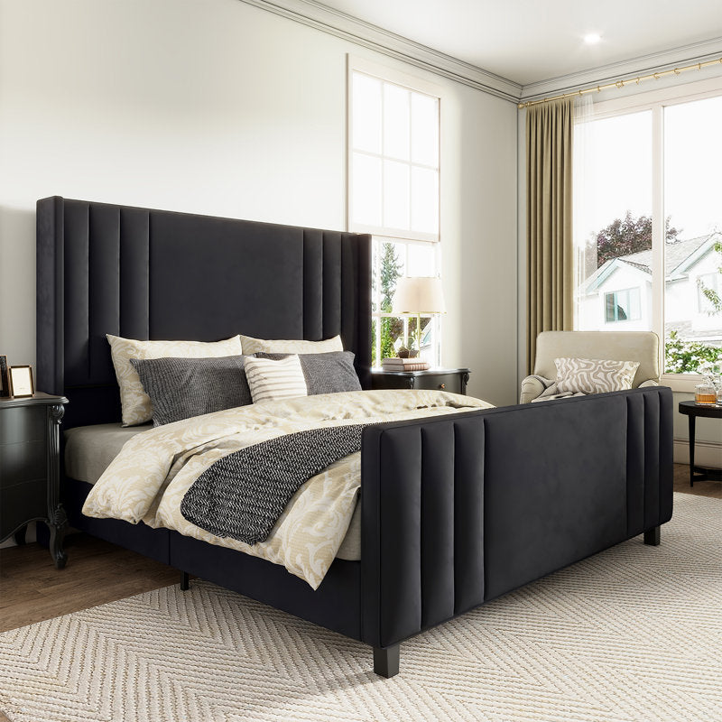 Demon Black Vertical Tufting