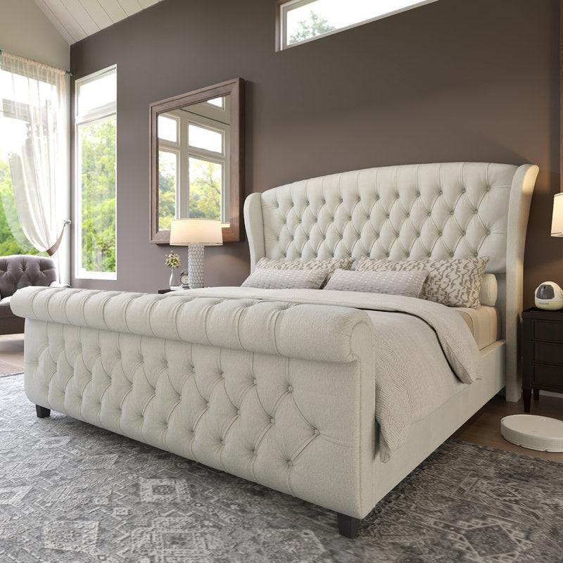 Aspen white rolled on bed