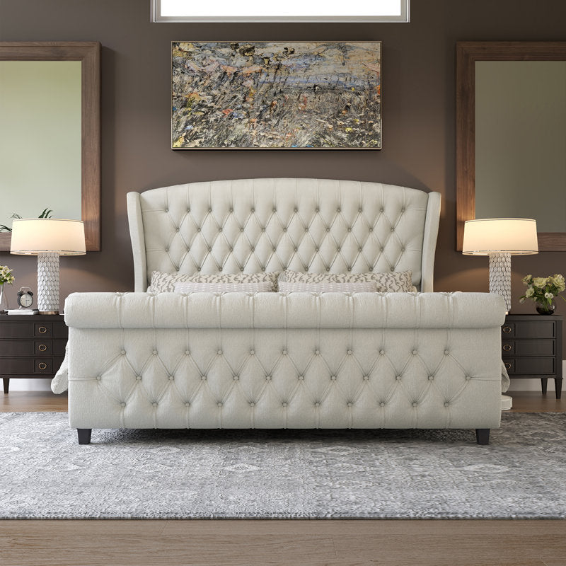 Aspen white rolled on bed