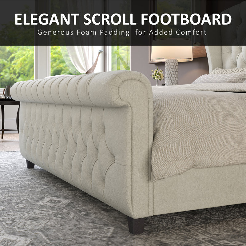 Aspen white rolled on bed