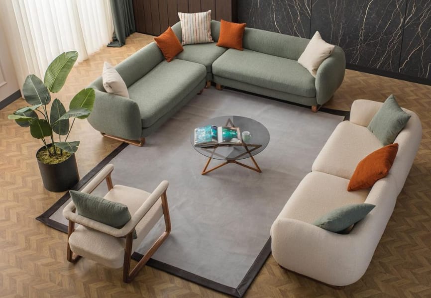 Fascinating Sofa Set For Guest Room