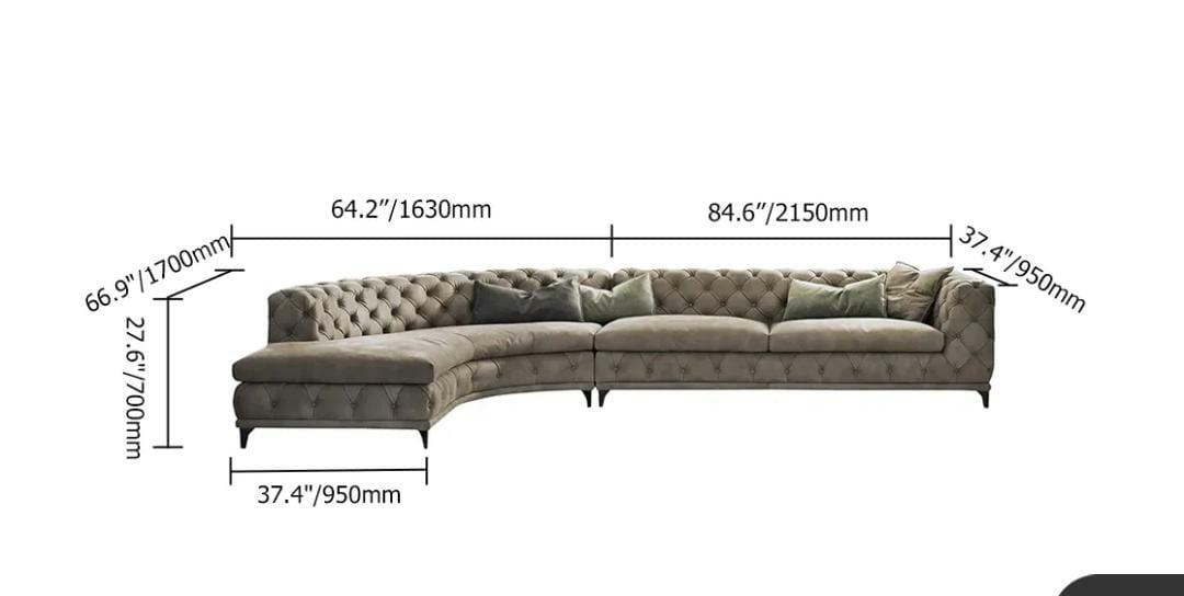 Regal Classic Curved Sofa