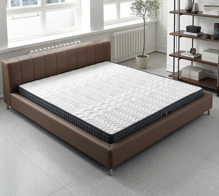 Nordic Elegant Brown Bed