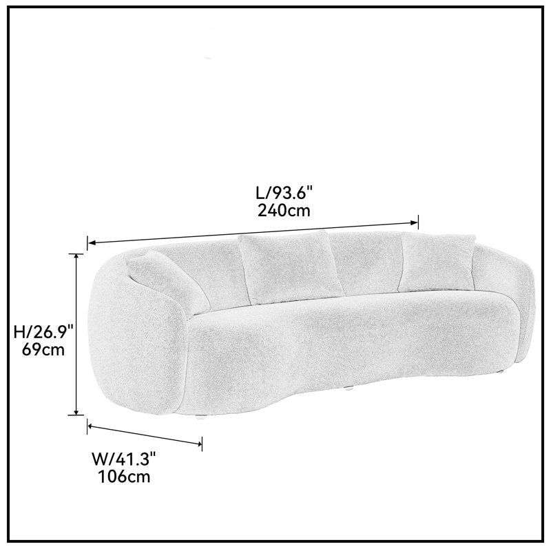 Kobe Elegance Curved Sofau
