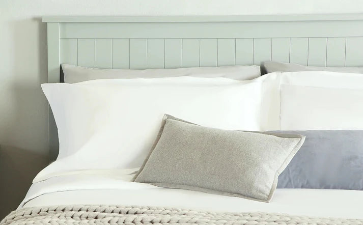 Grey Wooden Bed