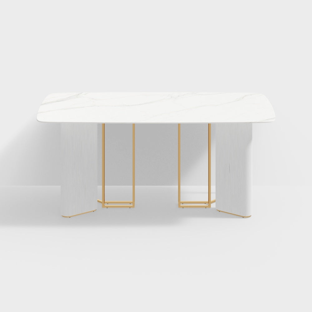 Mexican White Dining Table