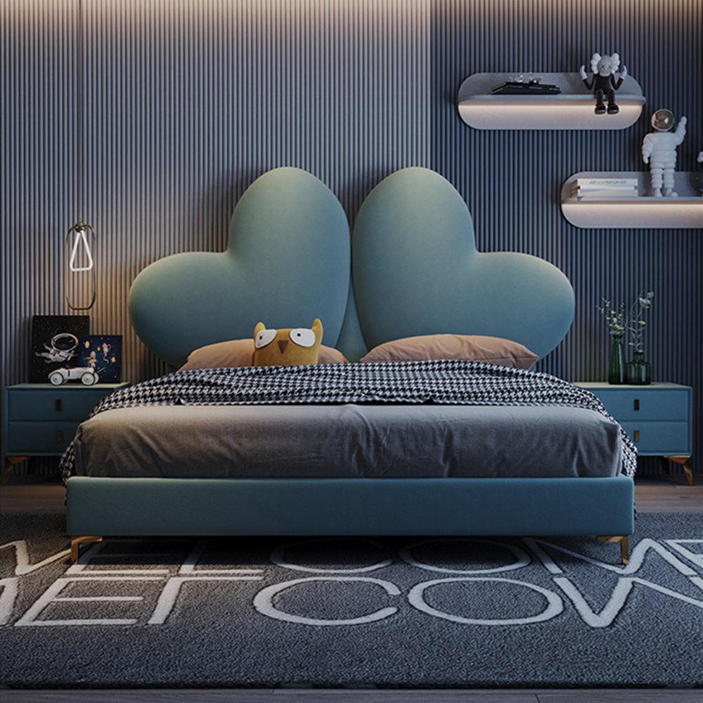 Doraemon blue bed for kids