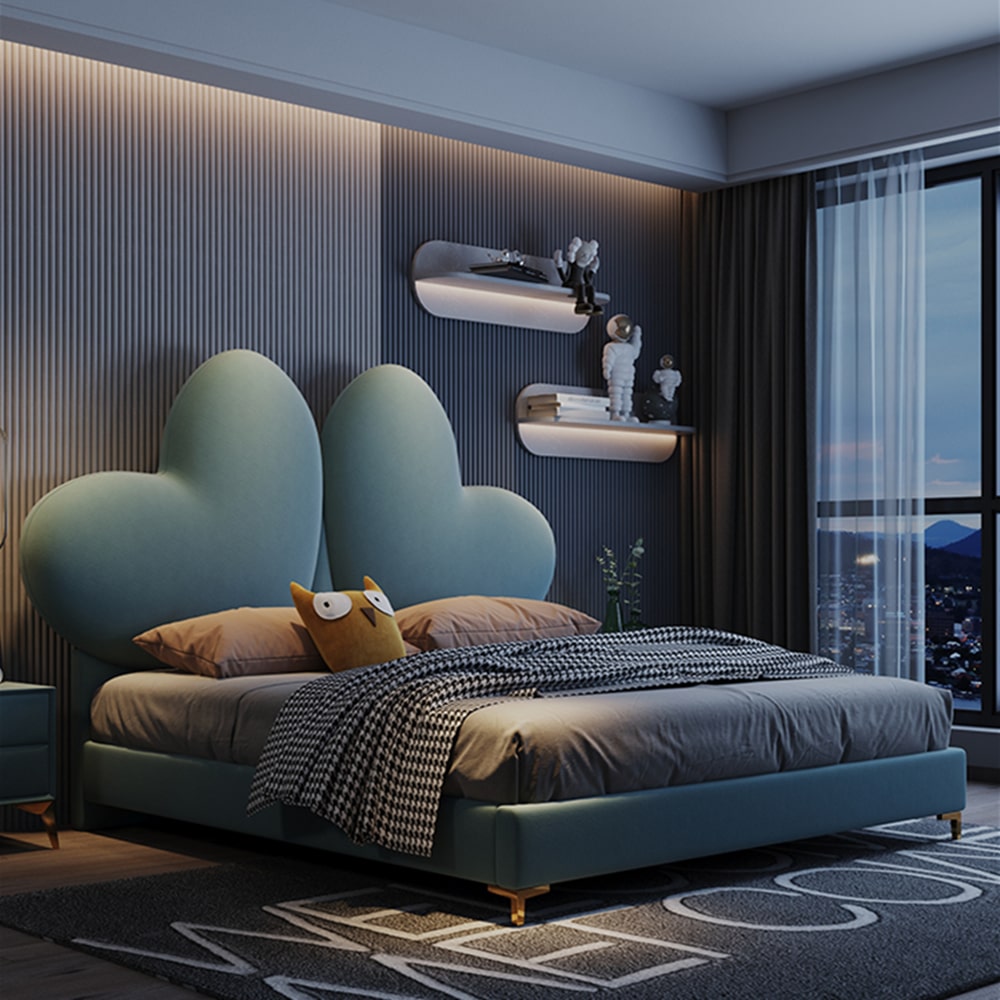 Doraemon blue bed for kids