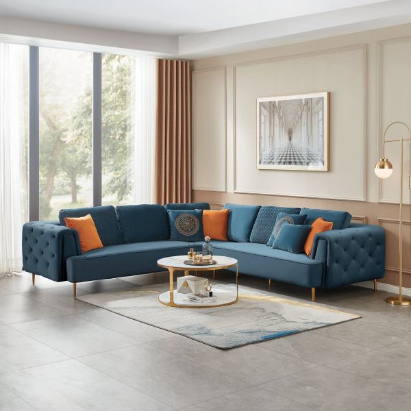 Prefect Tuffted Sectional L-shape Sofa