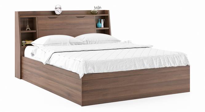 Box Storage Bed In Classic Walnut Finish