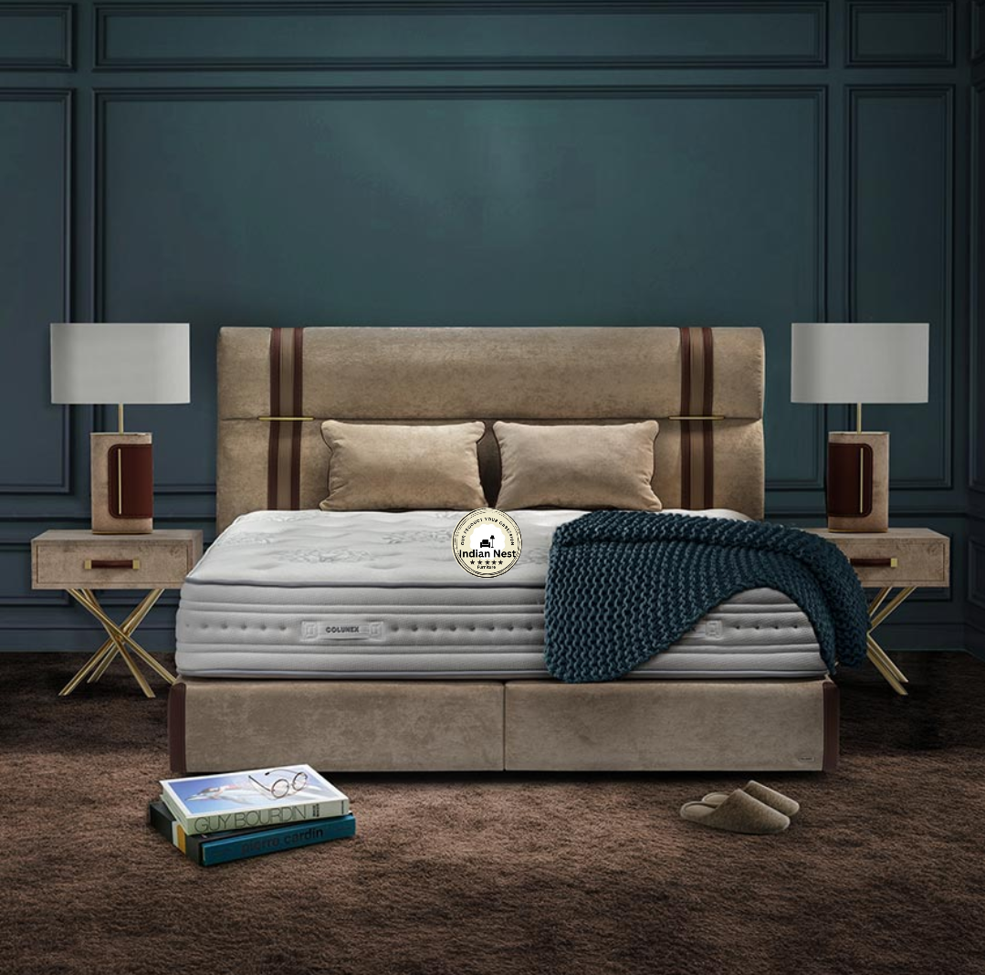 Nordic Arline Smokey Upholstered Bed