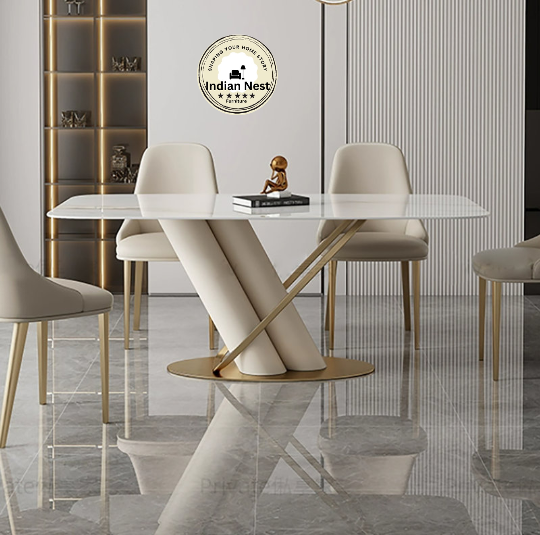 Erick Albino Of White Dining Table