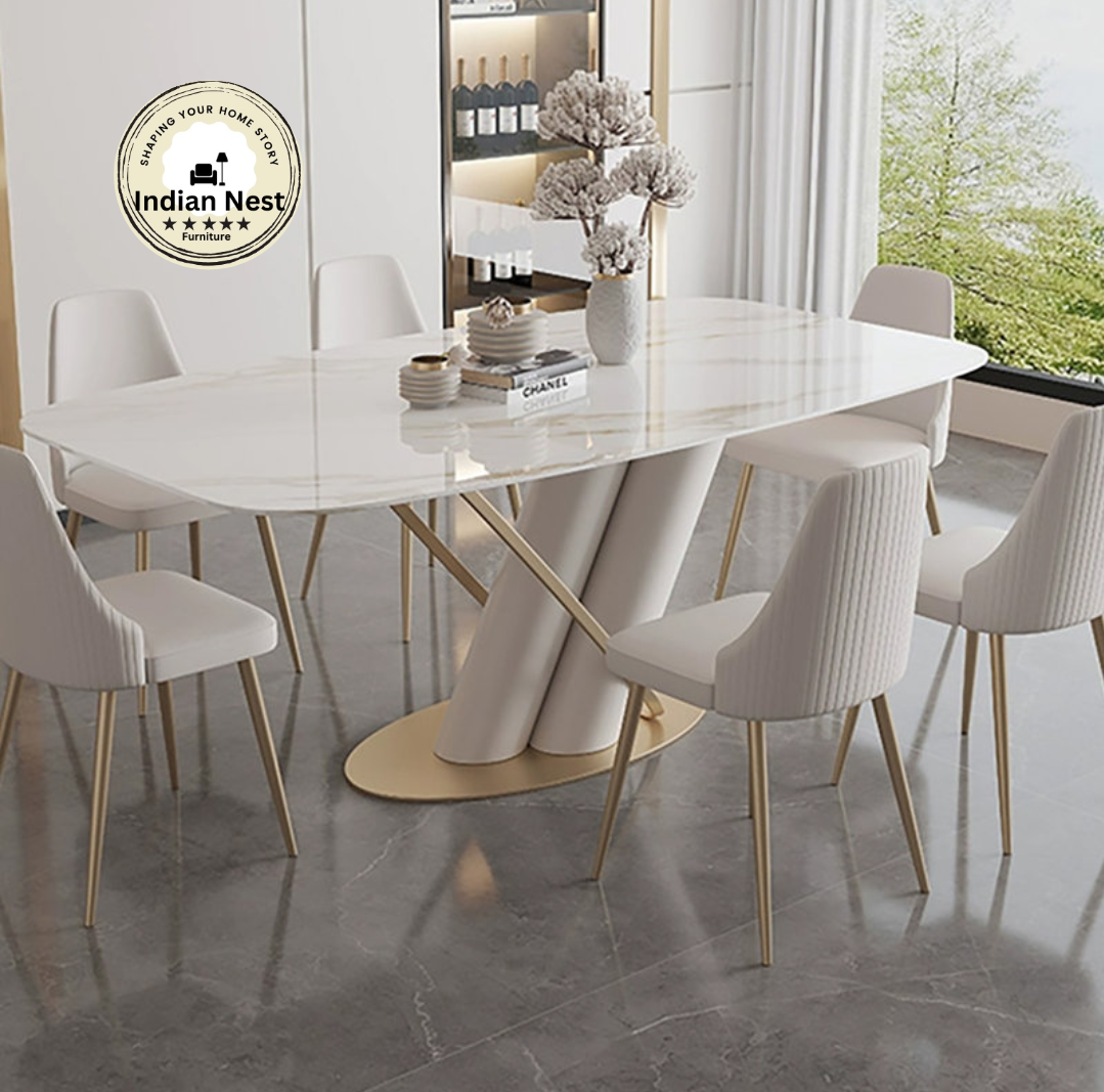 Erick Albino Of White Dining Table