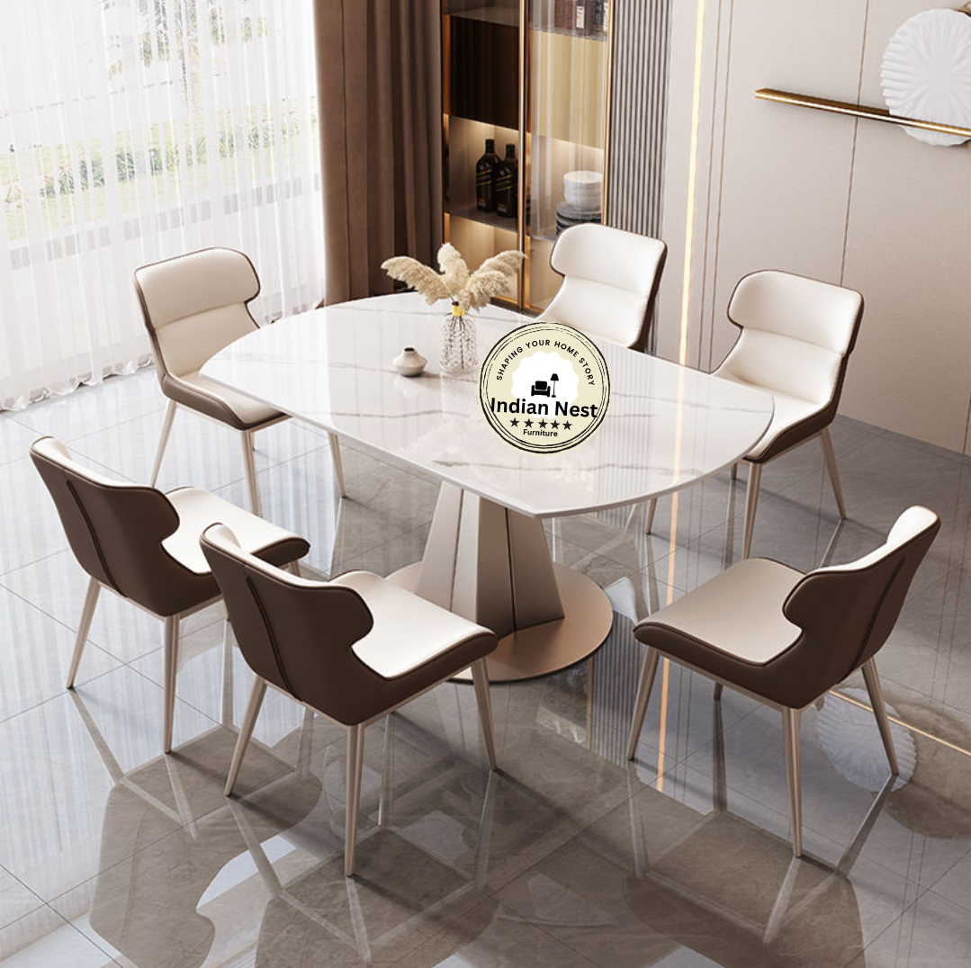 Dublim Rose Gold Dining Table