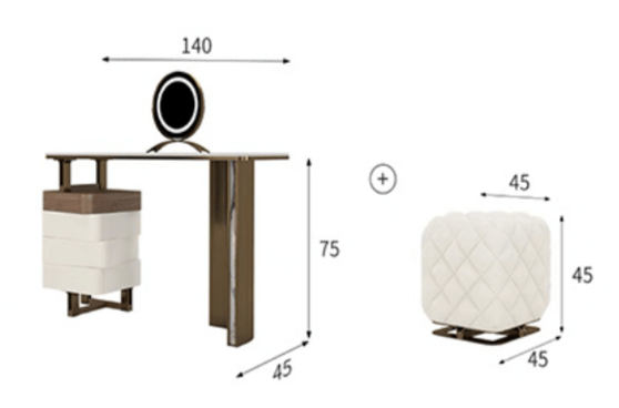 Aahed Staylish Drawer Makeup Vanity