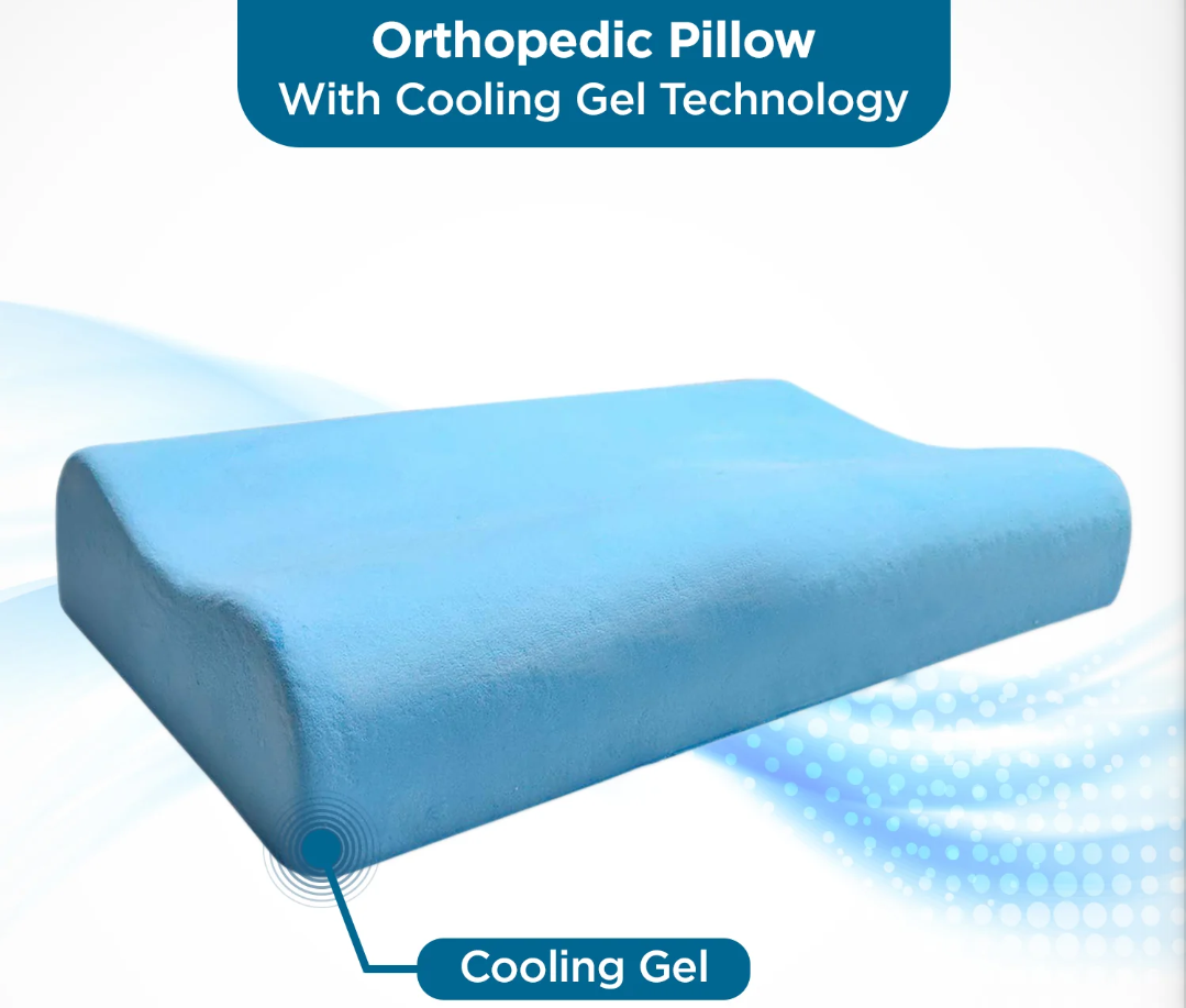 Memory foam pillow sales with infused gel