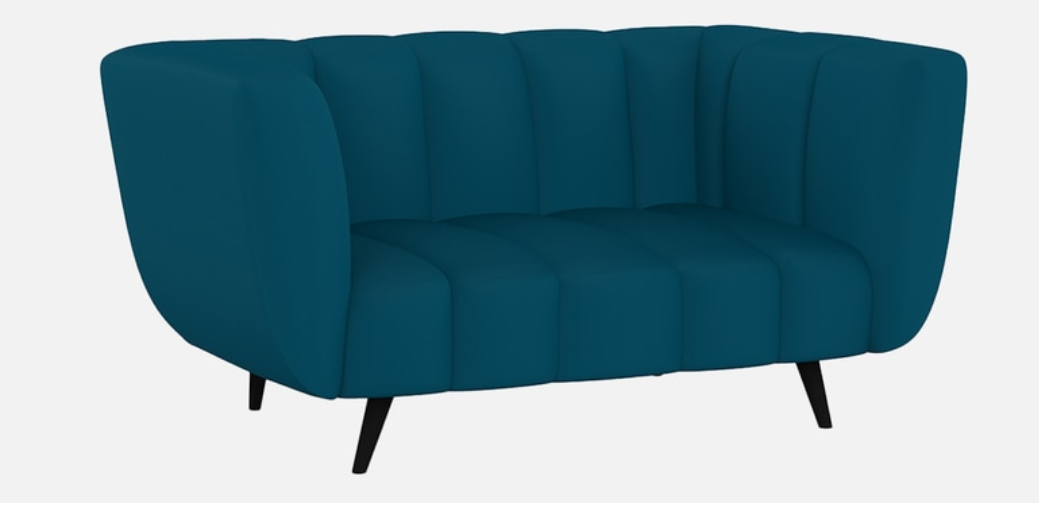 Boxton Peacock blue colour sofa