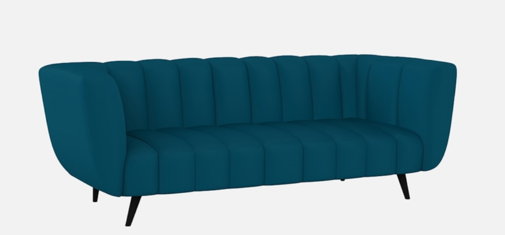 Boxton Peacock blue colour sofa