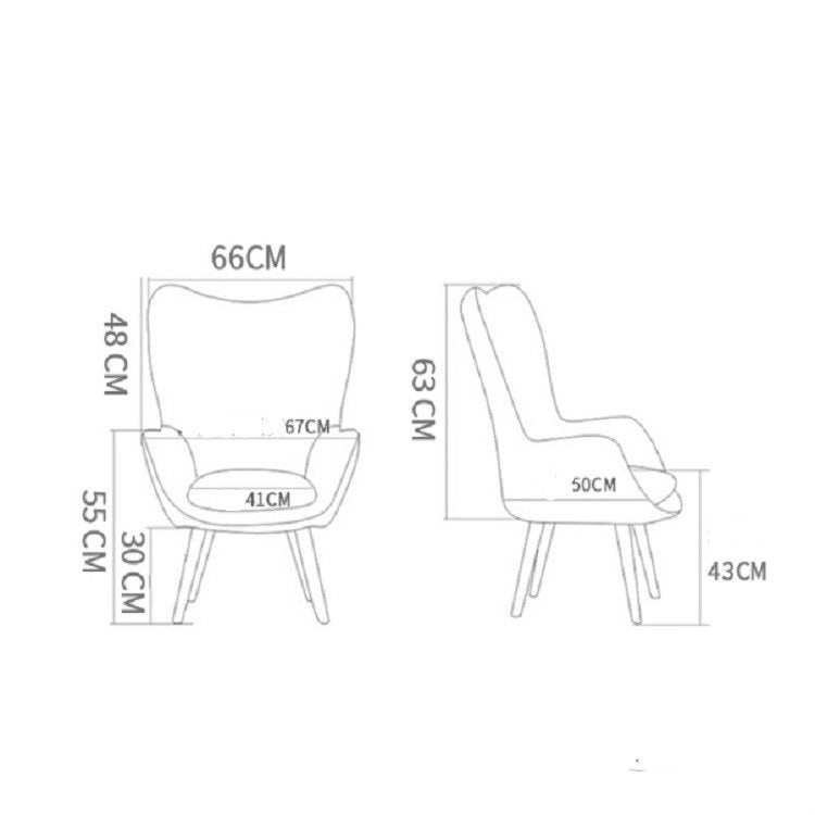 Luxury Lazy Leisure Chair For Balcony