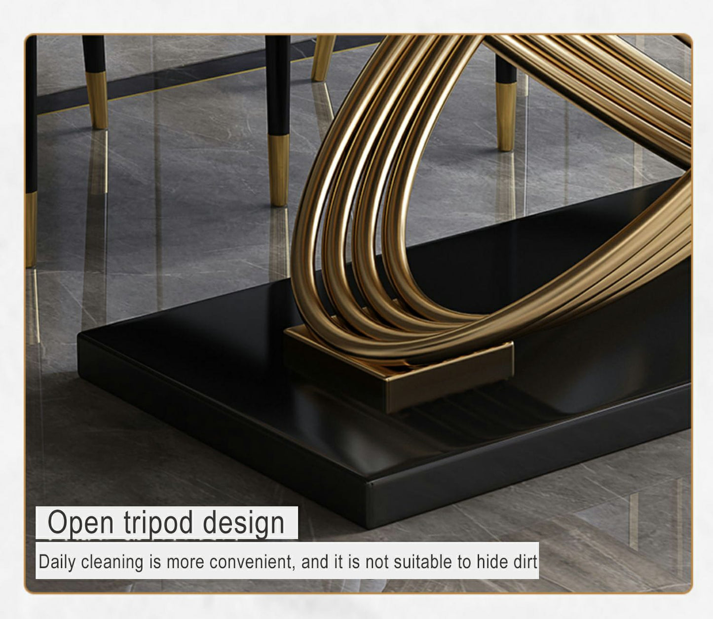 Kholi Luxury Dining Table 6 Seater