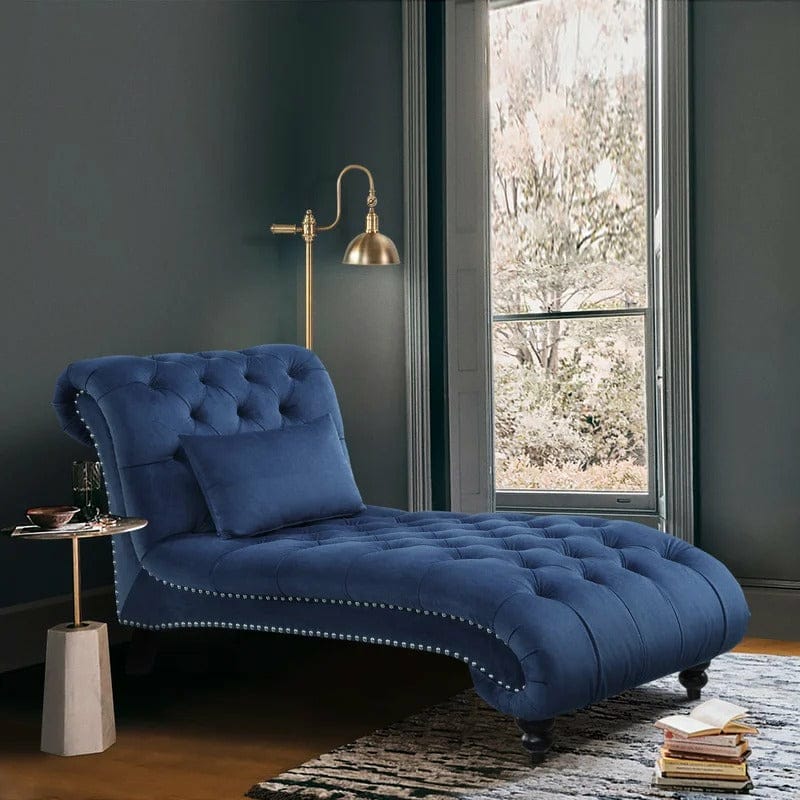 Tranquil Rest Lounger In Velvet