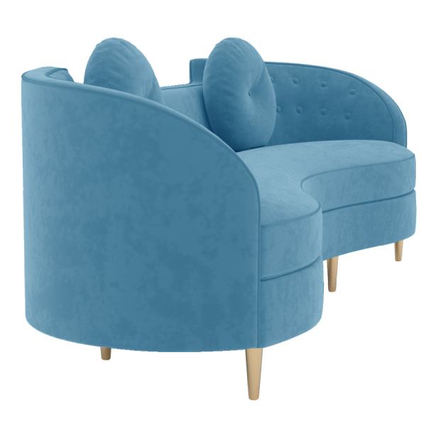 Morden 3-Seater Curve Sofa