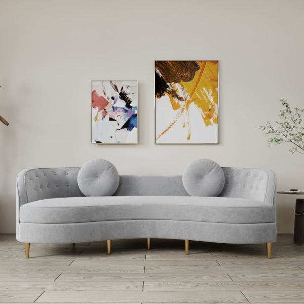 Morden 3-Seater Curve Sofa