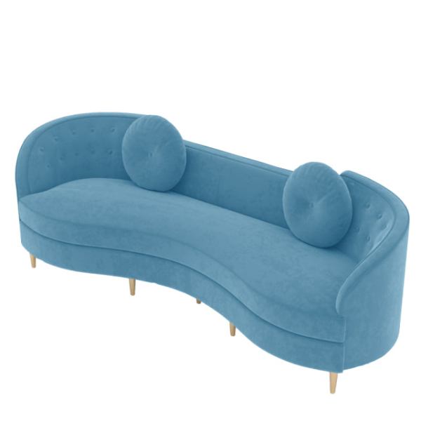 Morden 3-Seater Curve Sofa