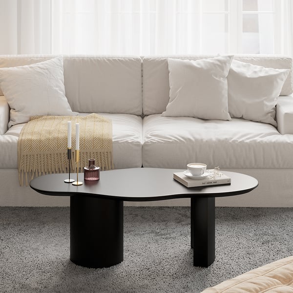 Gloss cloudy centre table