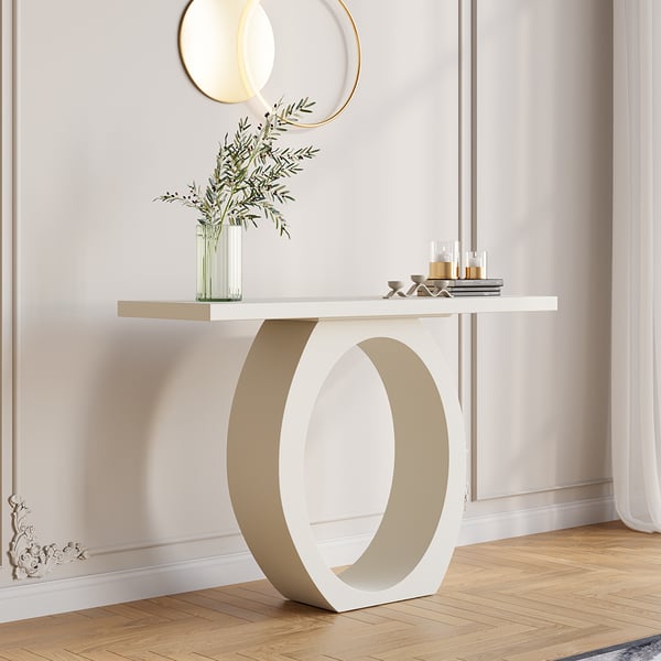 White Console Table