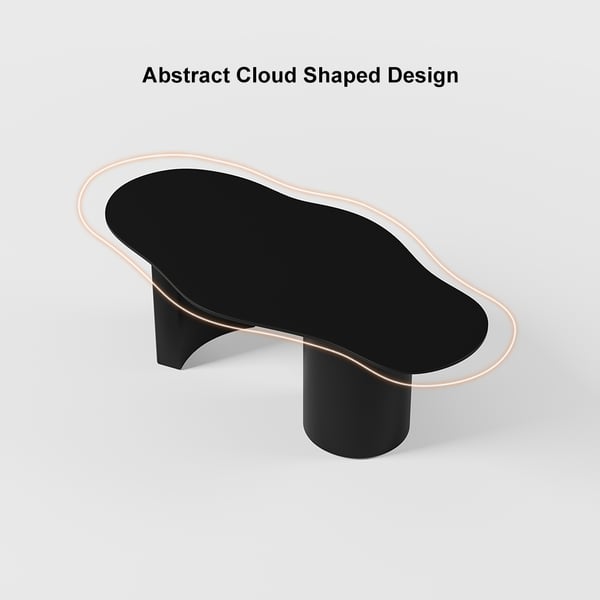 Gloss cloudy centre table