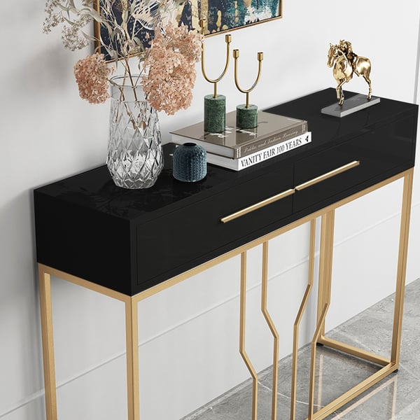 Rolex Finish Console Table