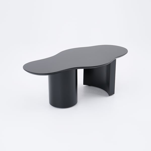Gloss cloudy centre table