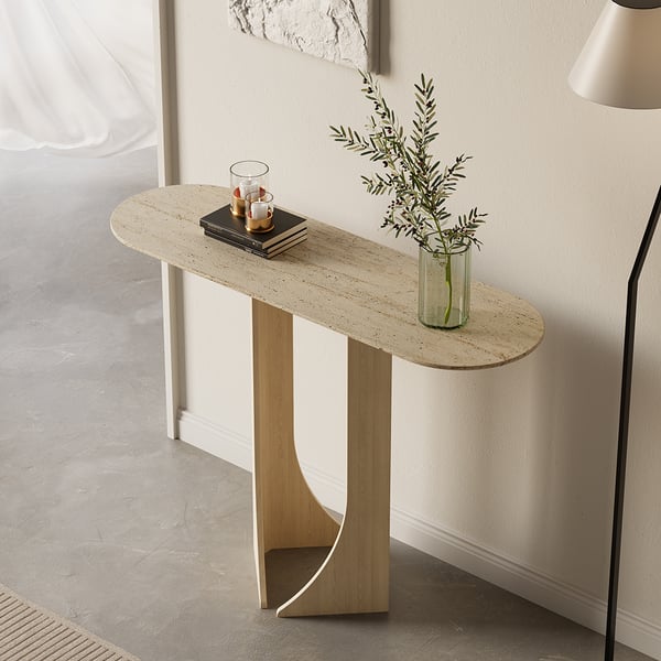 Roman Stylish Wooden Console Table