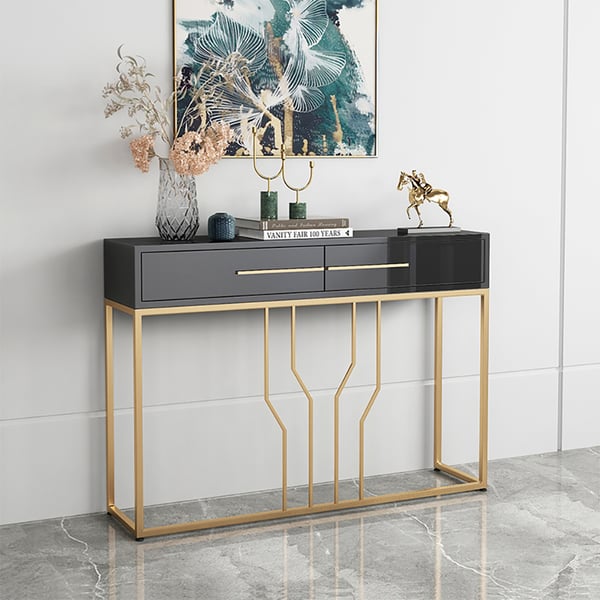 Rolex Finish Console Table