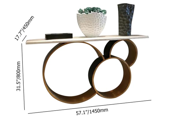 Slim Profile Console Table