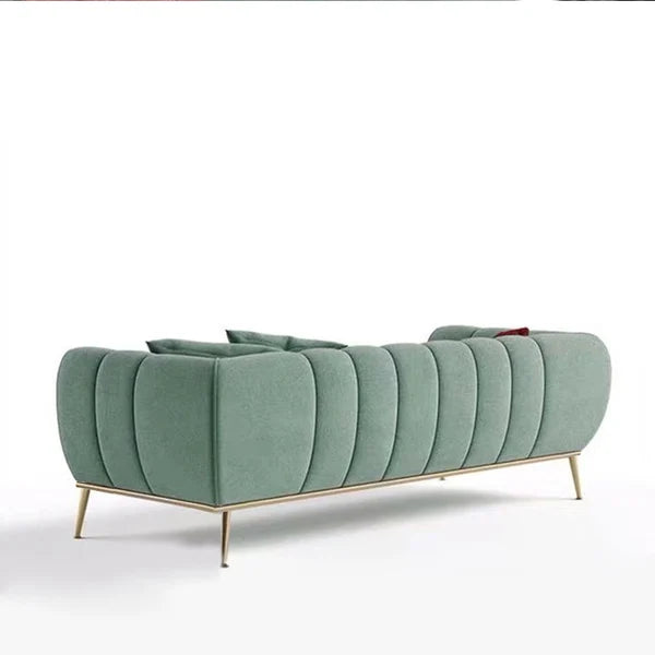 Florie Luxury Green Velvet Upholstery Sofa